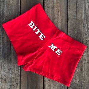 “Bite Me” American Apparel Shorts